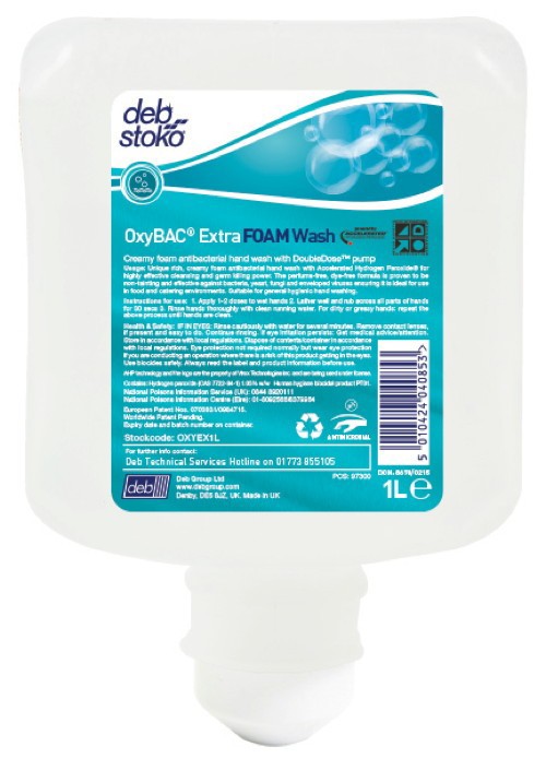 Oxybac foam wash 6x1l v.Zeepbox Proline ref.9040020
