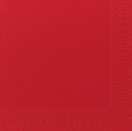 Servetten rood 40×40 2 ply 10x125st