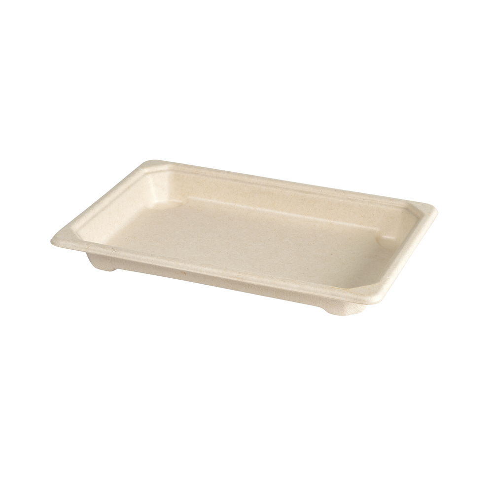 Tray Sushi Bagasse Brown S 335ml 400st