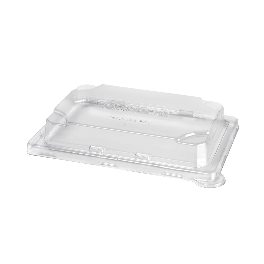 Lid sushi Small Rpet Tray Transparant 335ml 200st
