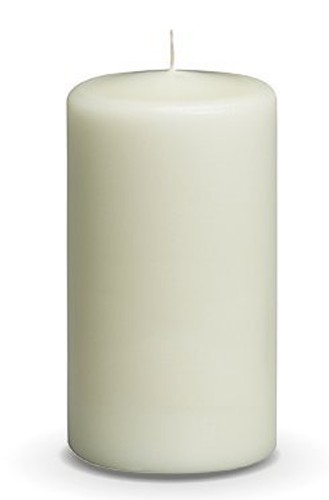 Bougie Cylindre Cream Duni 150/80 10P