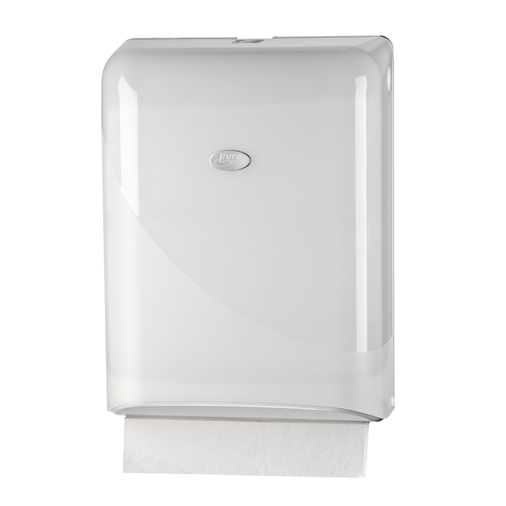 Euro Pearl White Handdoekdispenser Z-vouw/Interfold