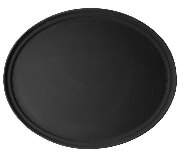 Cambro ovaal dienblad anti-slip zwart 56×68,5cm