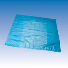 Kratzak blauw HDPE transparant 68x2x17x63 12my 1000st