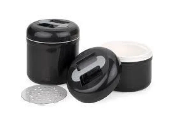 Valira ijsblokjes-container zwart/grijs D230xH250mm 4L