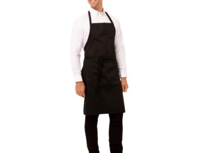 Chef Works halterschort zwart