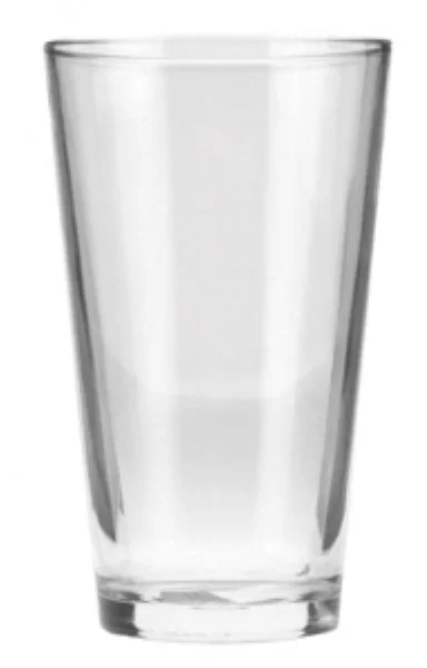Shaker glas boston H147mm 450ml