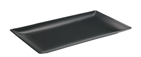 Asia Black bord rechthoekig mat zwart L310xB210mm