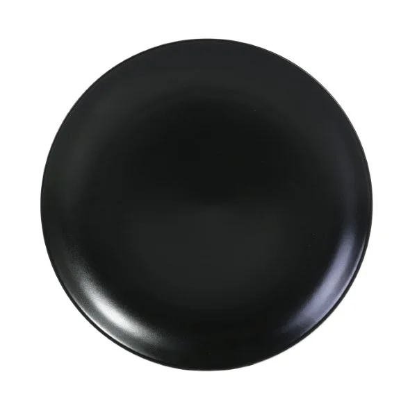 Asia Black coupe bord mat zwart D200xH27mm