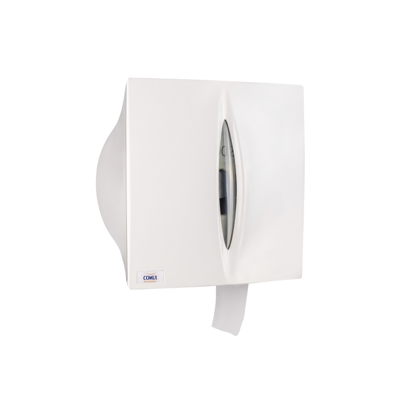Jumbo toiletrol dispenser mini white/smoke (dia 19 &23cm)