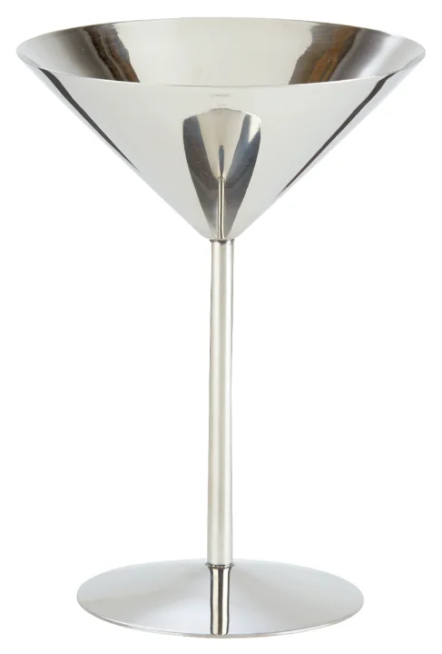 RVS martini glas hoge voet 240 ml