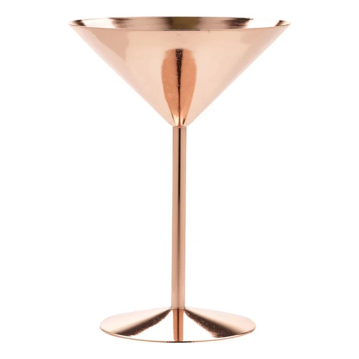 Martini glas koper Ø12 x 16,6 cm 240 ml