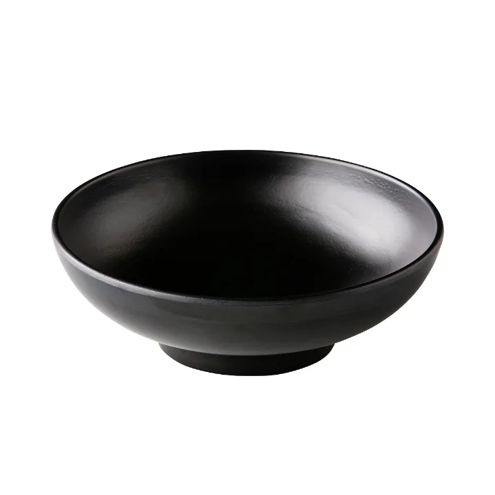 Ronde schaal Zen zwart 22,5 cm