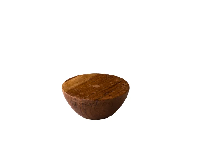 Shapes eik houten halve bol M  8,5 x4 cm