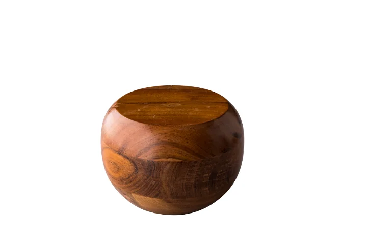 Shapes eik houten bol M 9,8 x 7,2 cm