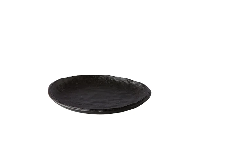 Bord Oyster zwart 16cm