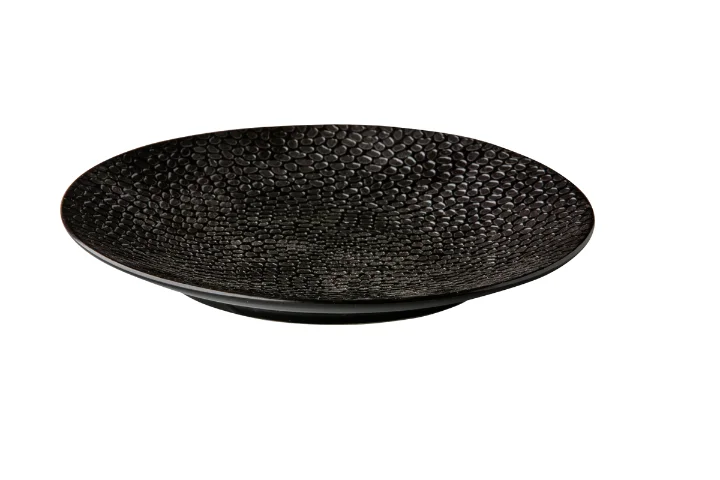 Coupe bord Honeycomb zwart 16 cm