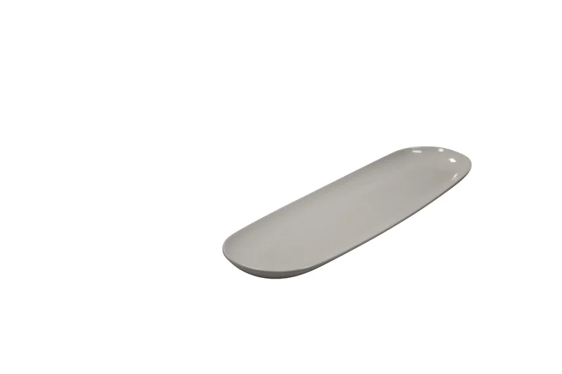 ShApes ovalen bord wit porselein 46 x 14 cm