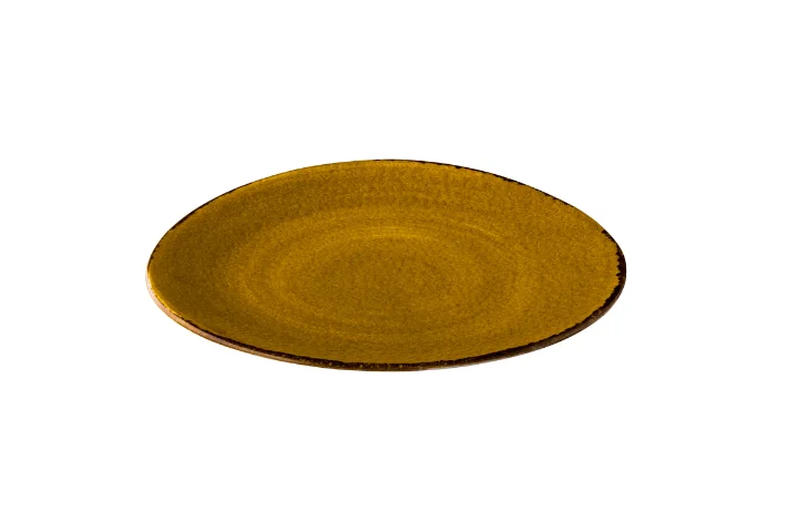 Jersey bord driehoek geel 21 cm
