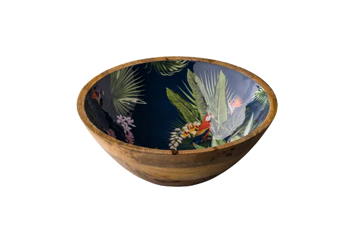 Houten schaal Tropics 30 cm