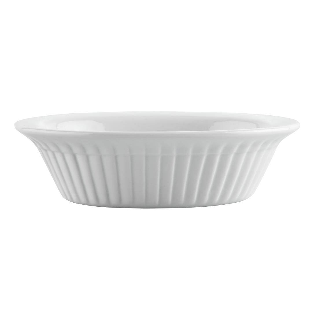 Olympia Whiteware ovale pasteivorm 17cm (6 stuks)