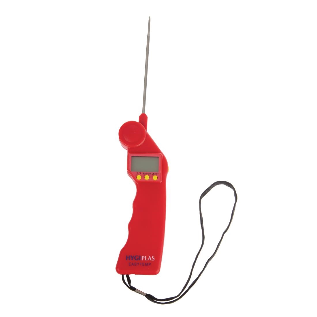 Hygiplas Easytemp digitale thermometer rood