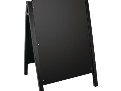 Olympia stoepbord met zwart metalen frame