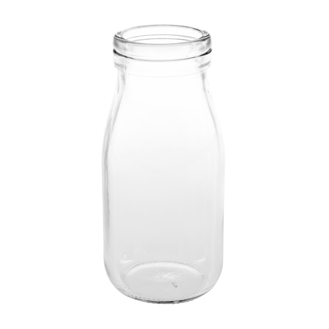 Olympia glazen mini melkfles 20cl (12 stuks)