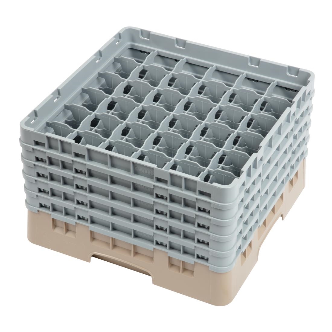 Cambro Camrack vaatwaskorf met 36 compartimenten max. glashoogte 25