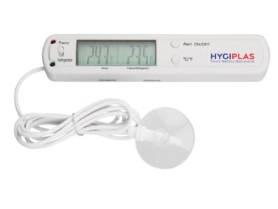 Hygiplas koeling/vriezer thermometer met alarm