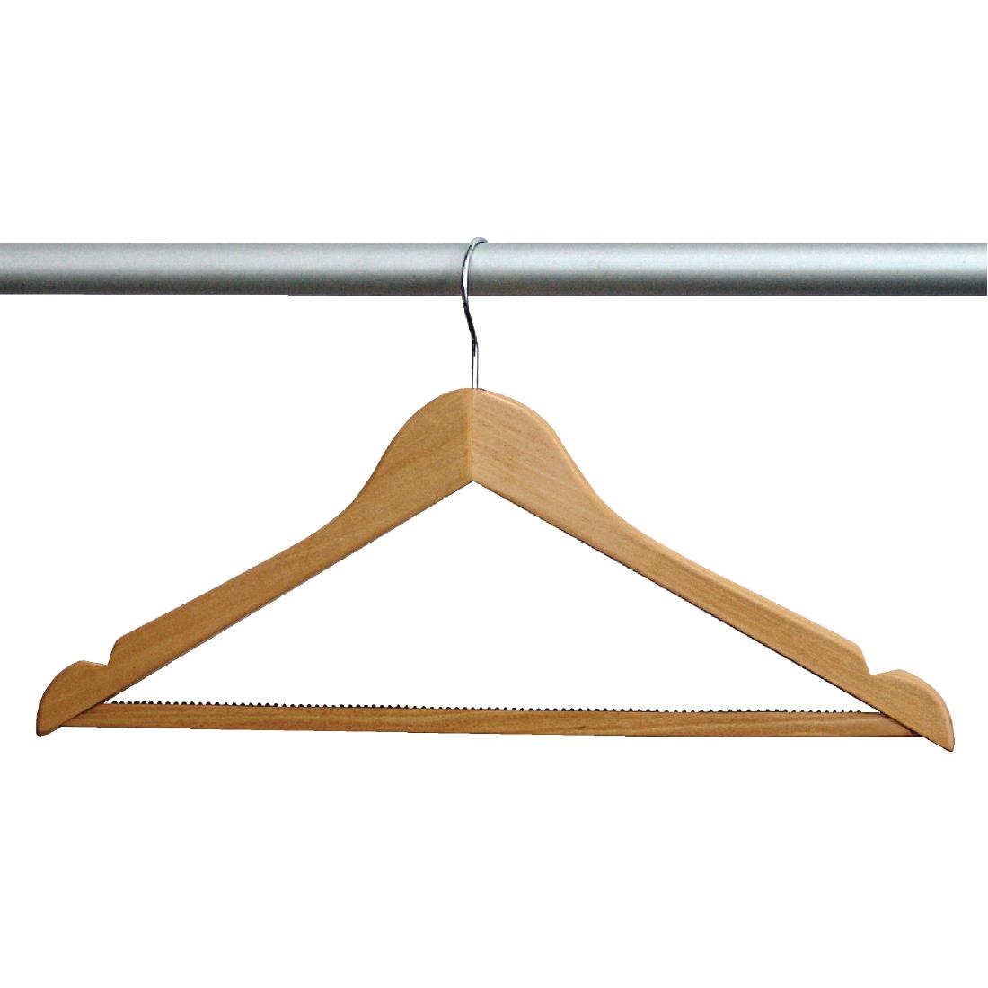 Bolero houten garderobehanger (10 stuks)